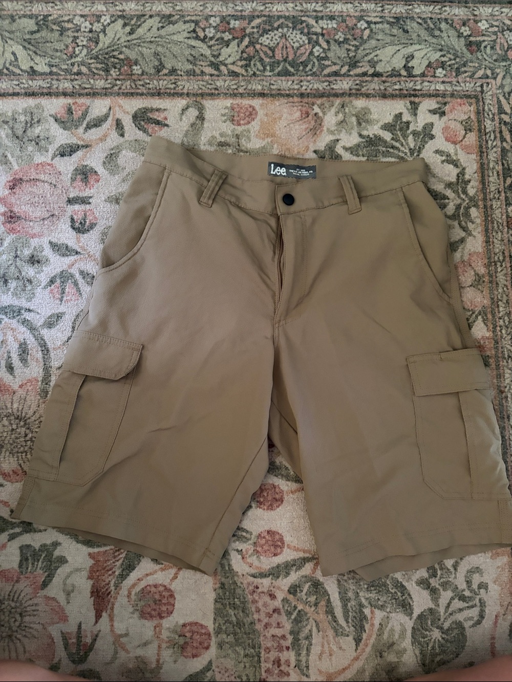Lee Men's Khaki Cargo Shorts